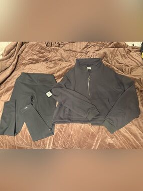 SET active leggings and zip up